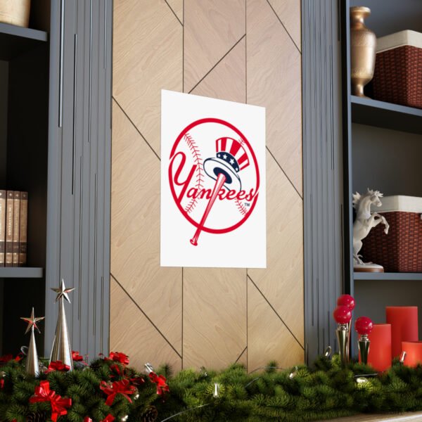 MLB Team Logos New York Yankees Painting Bedroom Living Room Wall Art Décor Matte Vertical Posters