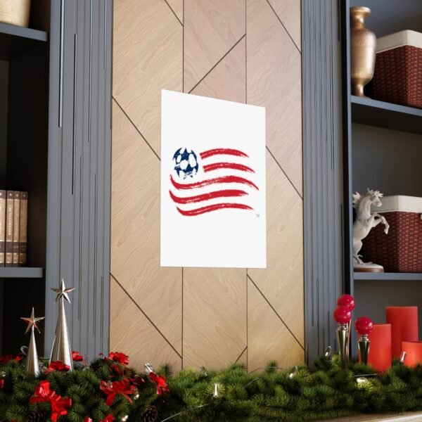 MLS Team Logos New England Revolution Painting Bedroom Living Room Wall Art Décor Matte Vertical Posters