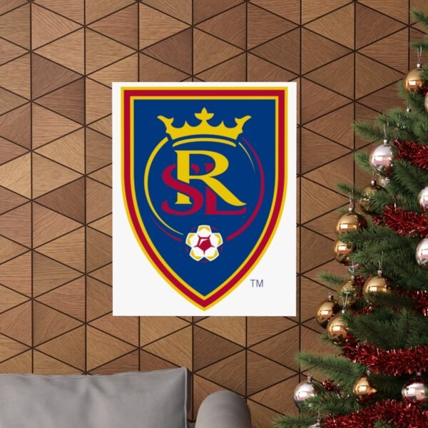 MLS Team Logos Real Salt Lake Painting Bedroom Living Room Wall Art Décor Matte Vertical Posters