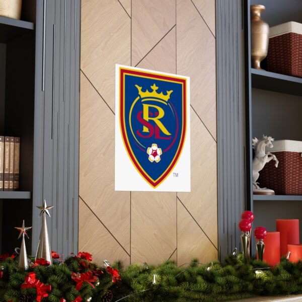MLS Team Logos Real Salt Lake Painting Bedroom Living Room Wall Art Décor Matte Vertical Posters