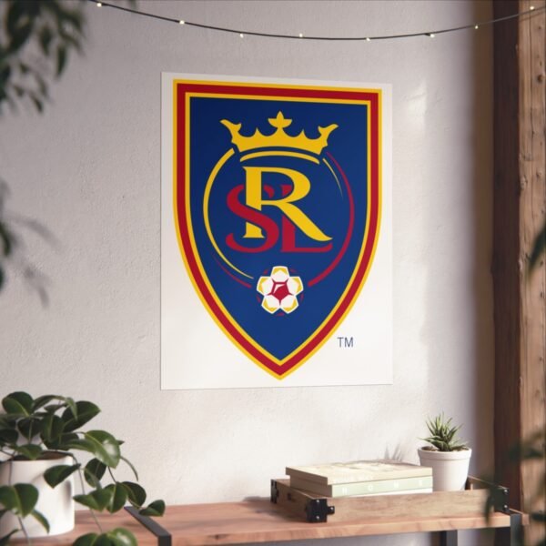 MLS Team Logos Real Salt Lake Painting Bedroom Living Room Wall Art Décor Matte Vertical Posters