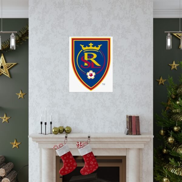 MLS Team Logos Real Salt Lake Painting Bedroom Living Room Wall Art Décor Matte Vertical Posters