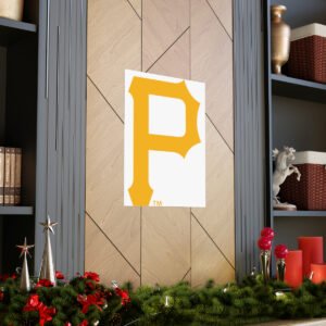 MLB Team Logos Pittsburgh Pirates Painting Bedroom Living Room Wall Art Décor Matte Vertical Posters