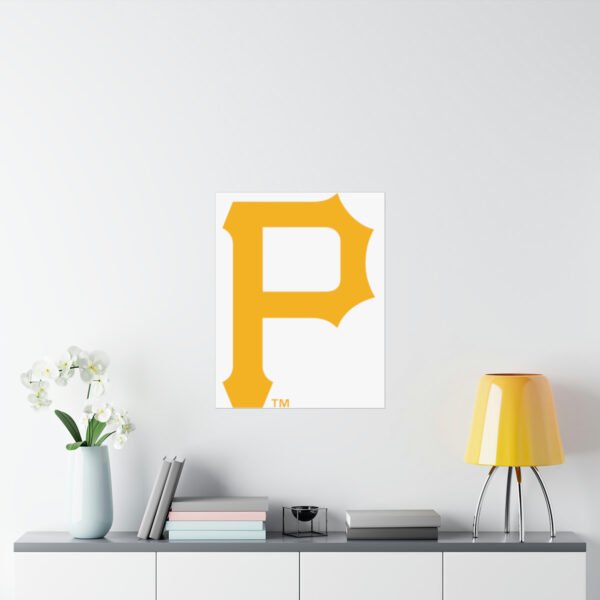 MLB Team Logos Pittsburgh Pirates Painting Bedroom Living Room Wall Art Décor Matte Vertical Posters