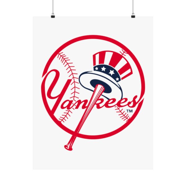 MLB Team Logos New York Yankees Painting Bedroom Living Room Wall Art Décor Matte Vertical Posters