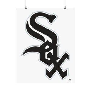 MLB Team Logos Chicago White Sox Painting Bedroom Living Room Wall Art Décor Matte Vertical Posters