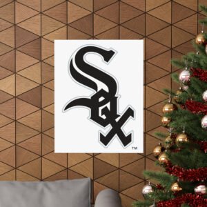 MLB Team Logos Chicago White Sox Painting Bedroom Living Room Wall Art Décor Matte Vertical Posters