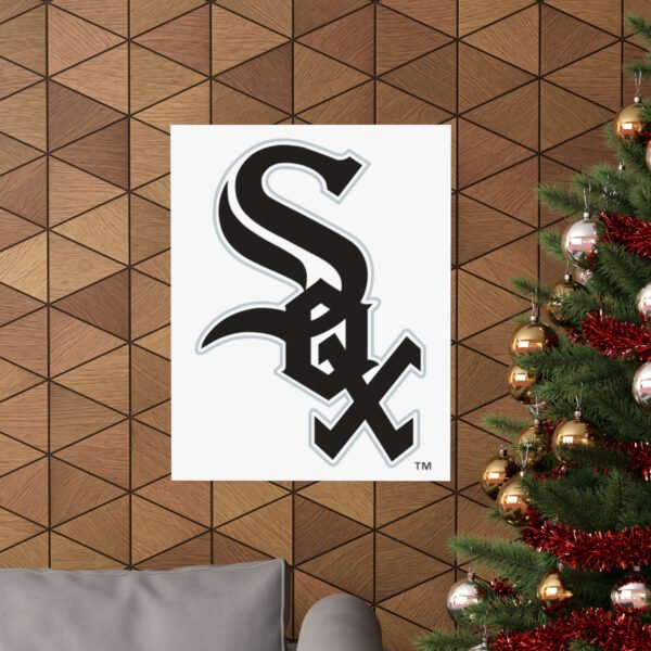 MLB Team Logos Chicago White Sox Painting Bedroom Living Room Wall Art Décor Matte Vertical Posters