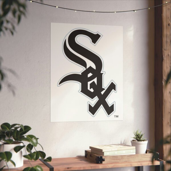 MLB Team Logos Chicago White Sox Painting Bedroom Living Room Wall Art Décor Matte Vertical Posters