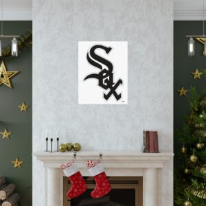 MLB Team Logos Chicago White Sox Painting Bedroom Living Room Wall Art Décor Matte Vertical Posters