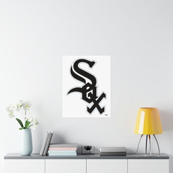 MLB Team Logos Chicago White Sox Painting Bedroom Living Room Wall Art Décor Matte Vertical Posters