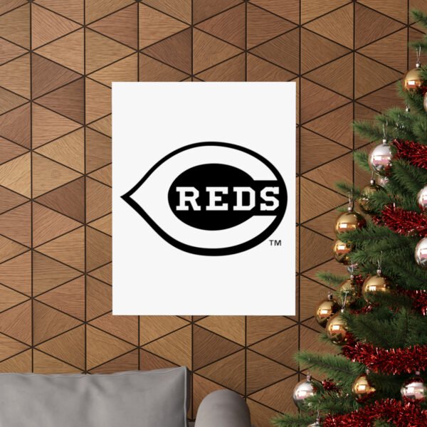 MLB Team Logos Cincinnati Reds Painting Bedroom Living Room Wall Art Décor Matte Vertical Posters