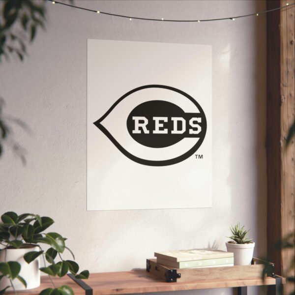 MLB Team Logos Cincinnati Reds Painting Bedroom Living Room Wall Art Décor Matte Vertical Posters