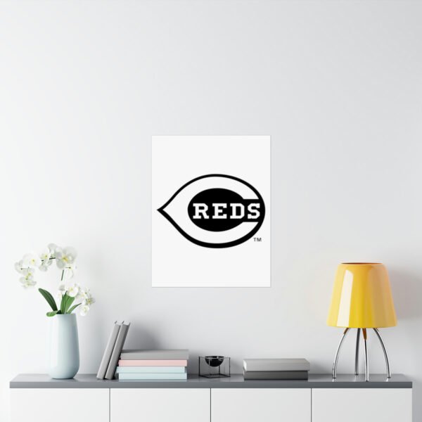 MLB Team Logos Cincinnati Reds Painting Bedroom Living Room Wall Art Décor Matte Vertical Posters