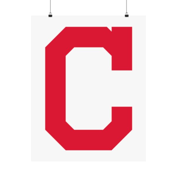 MLB Team Logos Cleveland Guardians Painting Bedroom Living Room Wall Art Décor Matte Vertical Posters