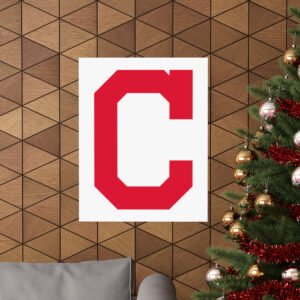 MLB Team Logos Cleveland Guardians Painting Bedroom Living Room Wall Art Décor Matte Vertical Posters