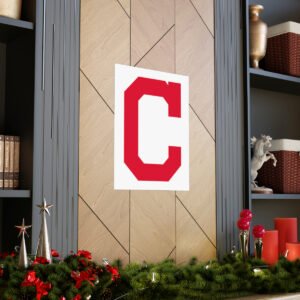 MLB Team Logos Cleveland Guardians Painting Bedroom Living Room Wall Art Décor Matte Vertical Posters