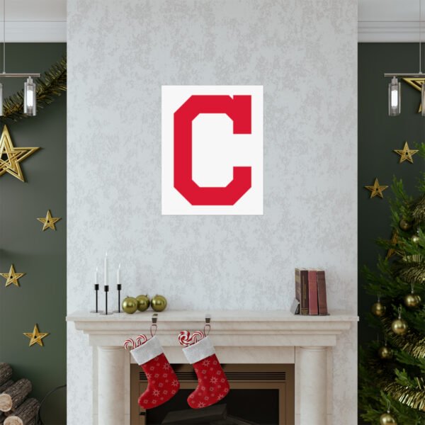 MLB Team Logos Cleveland Guardians Painting Bedroom Living Room Wall Art Décor Matte Vertical Posters
