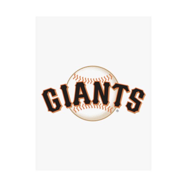MLB Team Logos San Francisco Giants Painting Bedroom Living Room Wall Art Décor Matte Vertical Posters
