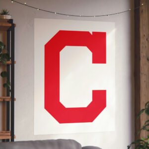 MLB Team Logos Cleveland Guardians Painting Bedroom Living Room Wall Art Décor Matte Vertical Posters