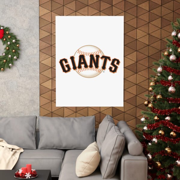 MLB Team Logos San Francisco Giants Painting Bedroom Living Room Wall Art Décor Matte Vertical Posters