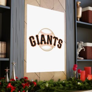 MLB Team Logos San Francisco Giants Painting Bedroom Living Room Wall Art Décor Matte Vertical Posters