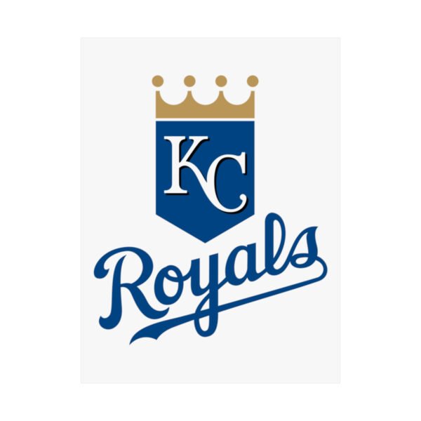 MLB Team Logos Kansas City Royals Painting Bedroom Living Room Wall Art Décor Matte Vertical Posters