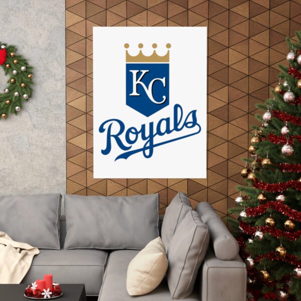 MLB Team Logos Kansas City Royals Painting Bedroom Living Room Wall Art Décor Matte Vertical Posters