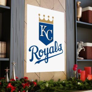 MLB Team Logos Kansas City Royals Painting Bedroom Living Room Wall Art Décor Matte Vertical Posters