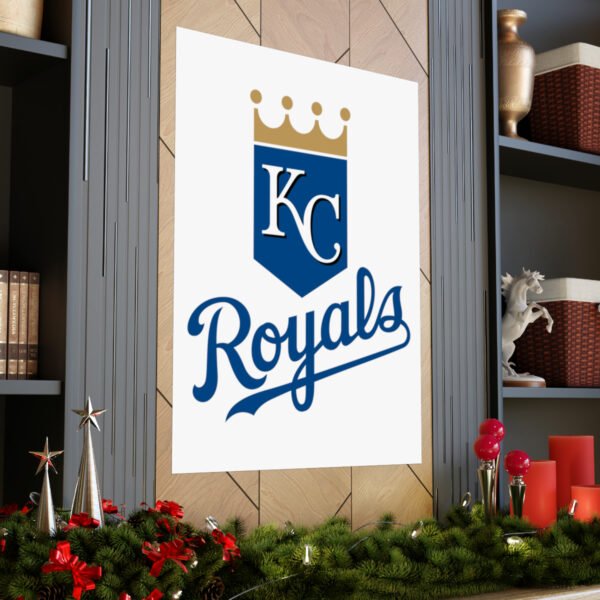 MLB Team Logos Kansas City Royals Painting Bedroom Living Room Wall Art Décor Matte Vertical Posters
