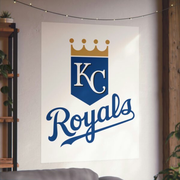 MLB Team Logos Kansas City Royals Painting Bedroom Living Room Wall Art Décor Matte Vertical Posters