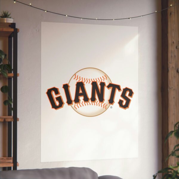 MLB Team Logos San Francisco Giants Painting Bedroom Living Room Wall Art Décor Matte Vertical Posters