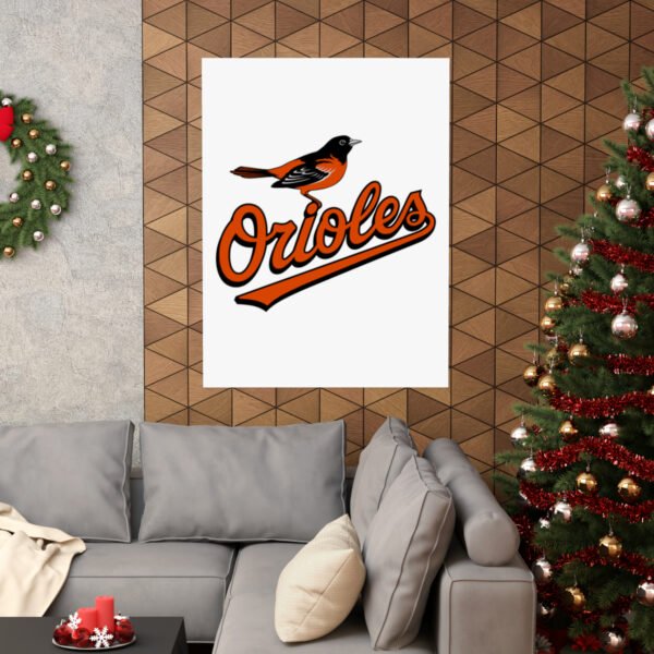 MLB Team Logos Baltimore Orioles Painting Bedroom Living Room Wall Art Décor Matte Vertical Posters