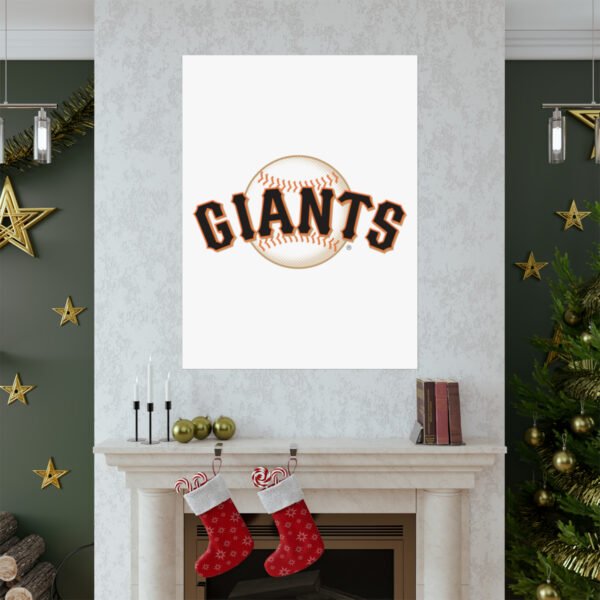 MLB Team Logos San Francisco Giants Painting Bedroom Living Room Wall Art Décor Matte Vertical Posters