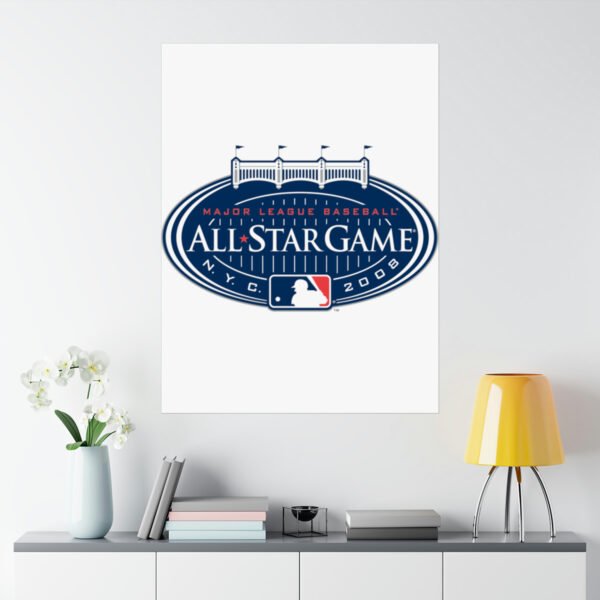 MLB Team Logos All-Star Game Painting Bedroom Living Room Wall Art Décor Matte Vertical Posters