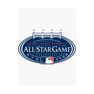 MLB Team Logos All-Star Game Painting Bedroom Living Room Wall Art Décor Matte Vertical Posters