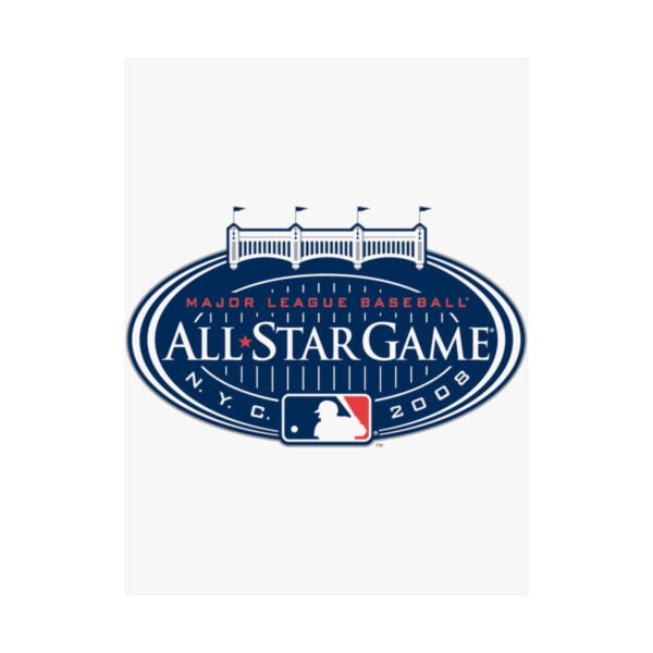 MLB Team Logos All-Star Game Painting Bedroom Living Room Wall Art Décor Matte Vertical Posters