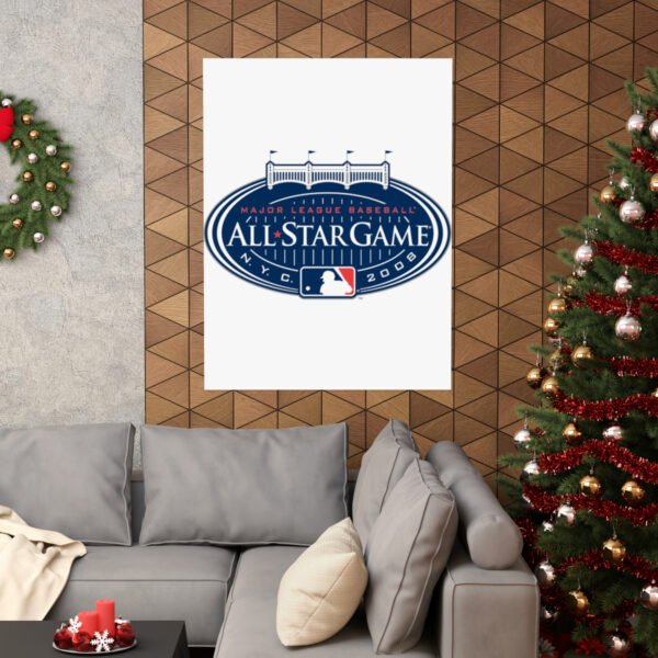 MLB Team Logos All-Star Game Painting Bedroom Living Room Wall Art Décor Matte Vertical Posters