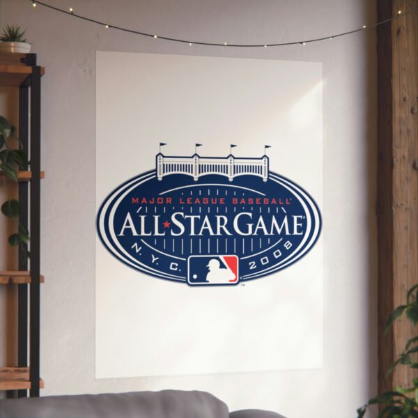 MLB Team Logos All-Star Game Painting Bedroom Living Room Wall Art Décor Matte Vertical Posters