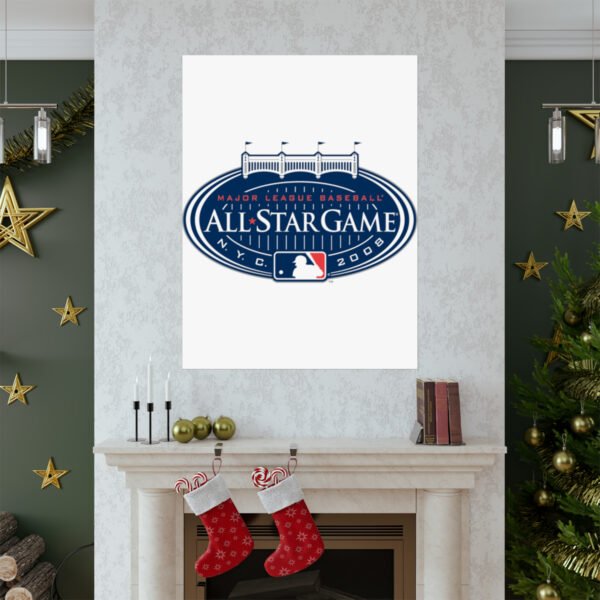 MLB Team Logos All-Star Game Painting Bedroom Living Room Wall Art Décor Matte Vertical Posters