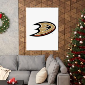 NHL Team Logos Anaheim Ducks Painting Bedroom Living Room Wall Art Décor Matte Vertical Posters