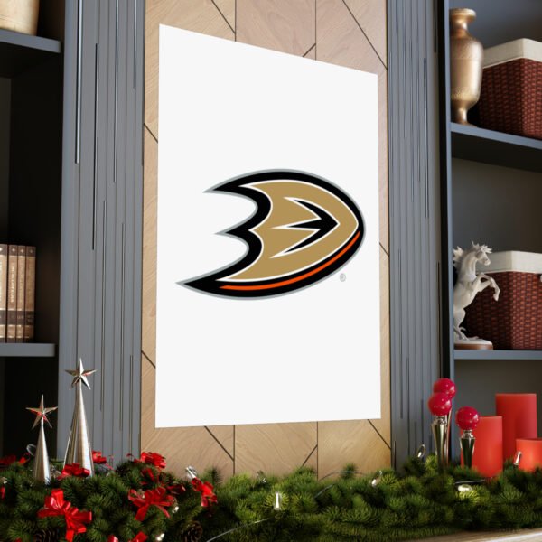 NHL Team Logos Anaheim Ducks Painting Bedroom Living Room Wall Art Décor Matte Vertical Posters