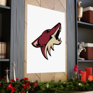 NHL Team Logos Arizona Coyotes Painting Bedroom Living Room Wall Art Décor Matte Vertical Posters