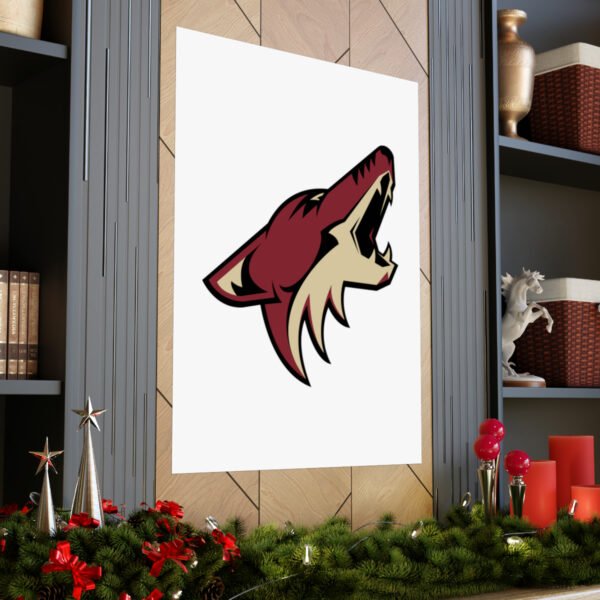 NHL Team Logos Arizona Coyotes Painting Bedroom Living Room Wall Art Décor Matte Vertical Posters
