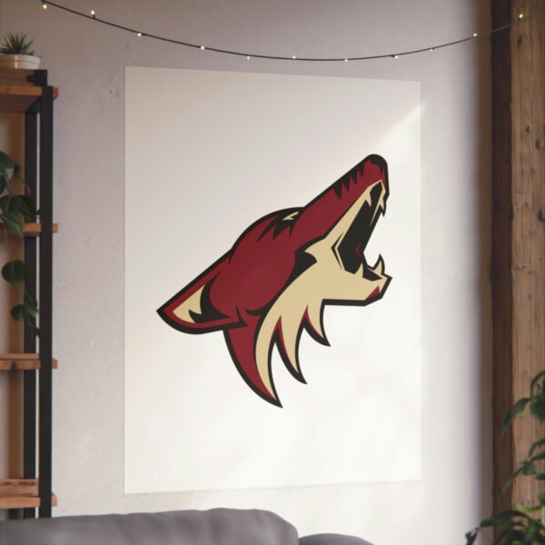 NHL Team Logos Arizona Coyotes Painting Bedroom Living Room Wall Art Décor Matte Vertical Posters