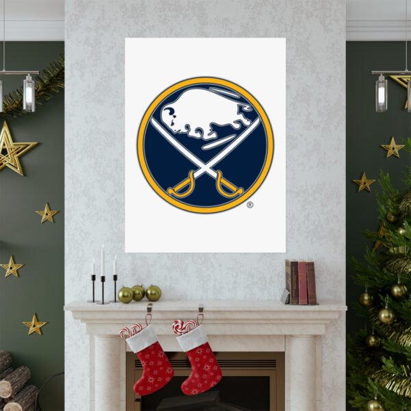 NHL Team Logos Buffalo Sabres Painting Bedroom Living Room Wall Art Décor Matte Vertical Posters