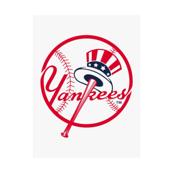 MLB Team Logos New York Yankees Painting Bedroom Living Room Wall Art Décor Matte Vertical Posters