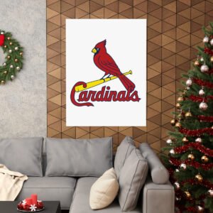 MLB Team Logos St. Louis Cardinals Painting Bedroom Living Room Wall Art Décor Matte Vertical Posters