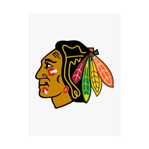 NHL Team Logos Chicago Blackhawks Painting Bedroom Living Room Wall Art Décor Matte Vertical Posters