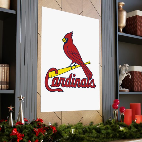 MLB Team Logos St. Louis Cardinals Painting Bedroom Living Room Wall Art Décor Matte Vertical Posters